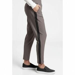 Athleta Brooklyn Ankle Pants Size 0 Plaid Stretch Travel Work Pant